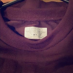 Athleta purple L fitted long sleeve